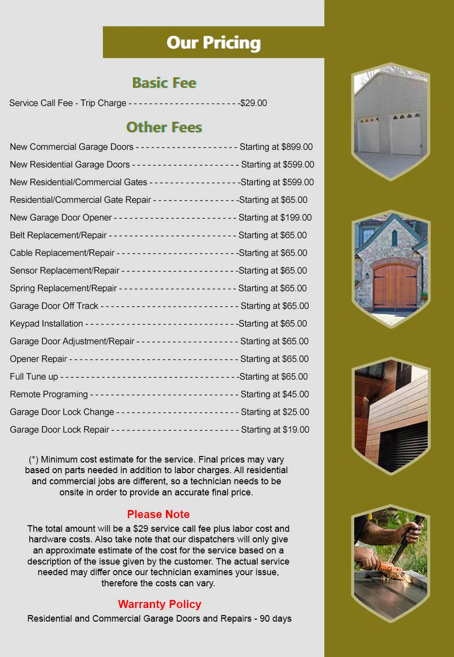 HighTech Garage Doors Forest Hill, TX 817-856-2471